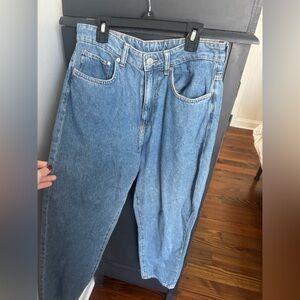 & Demin Loose Mom Jean